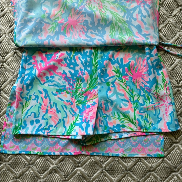🌟NEW🌟 Lilly Pulitzer Sz 2 coral Bay engineered romper - Picture 8 of 9